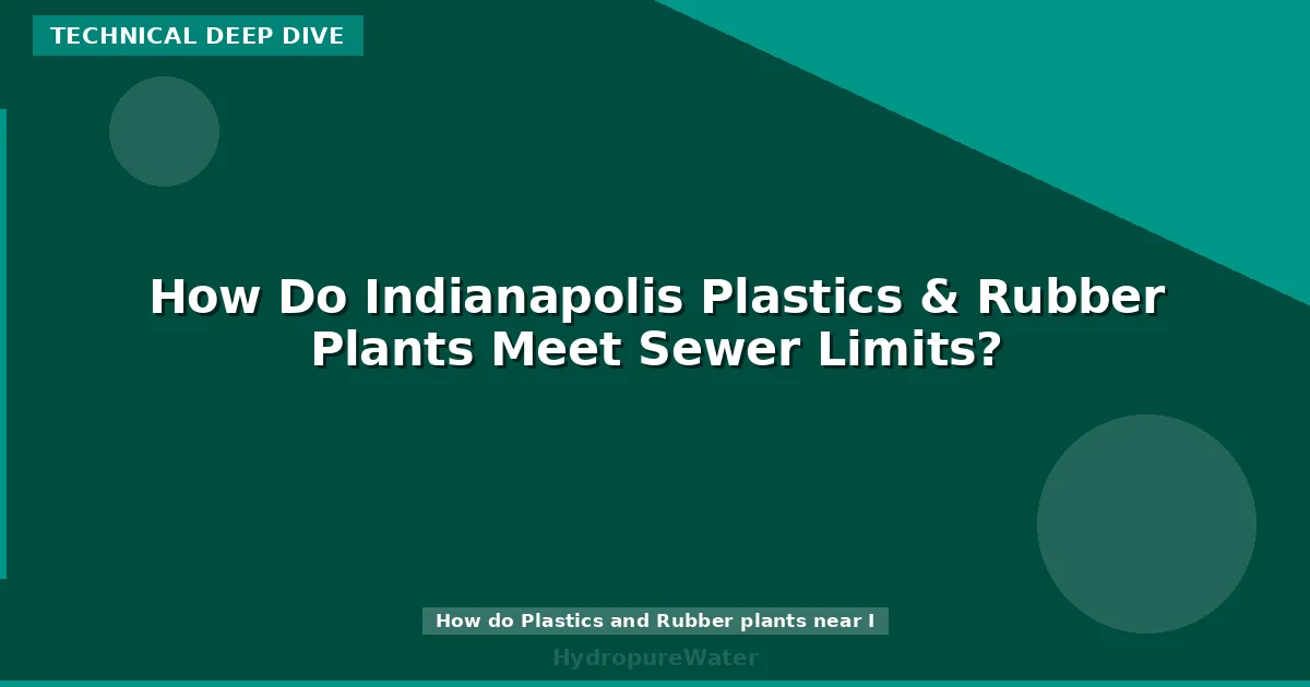 How Do Indianapolis Plastics & Rubber Plants Meet Sewer Limits?