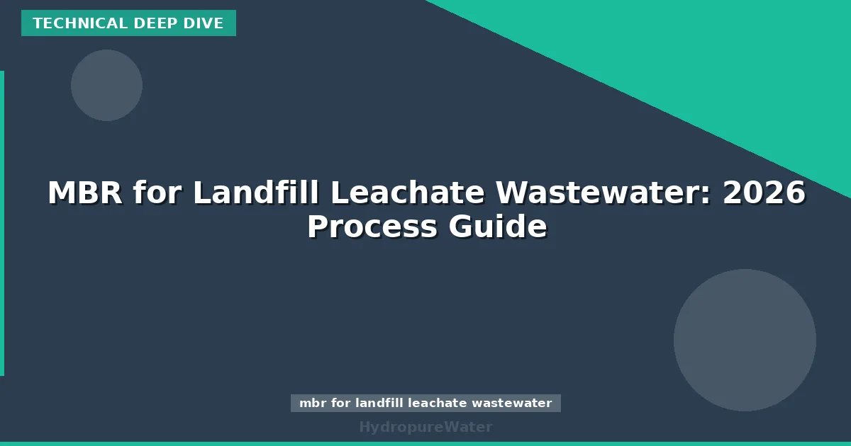 MBR for Landfill Leachate Wastewater: 2026 Process Guide
