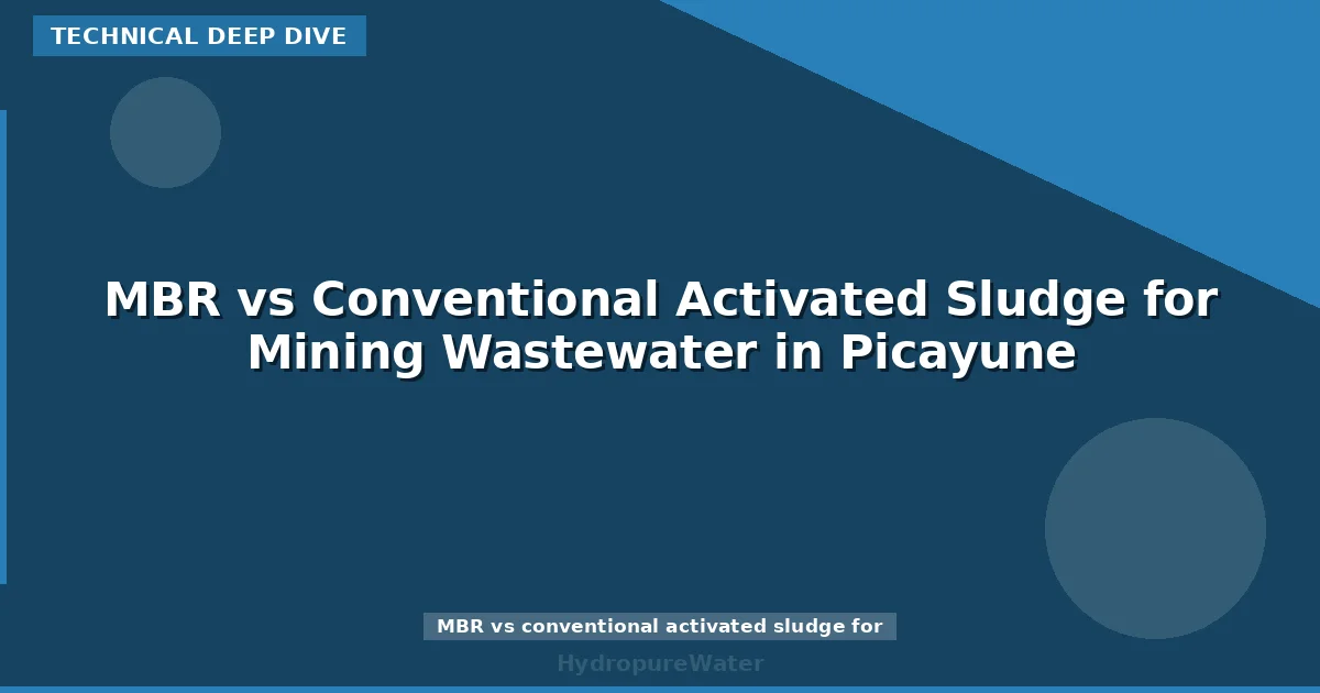 MBR vs Conventional Activated Sludge for Mining Wastewater in Picayune