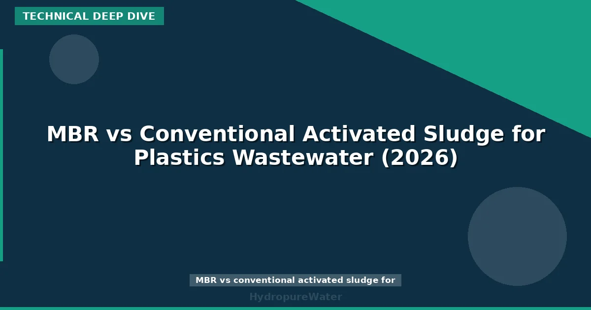 MBR vs Conventional Activated Sludge for Plastics Wastewater (2026)