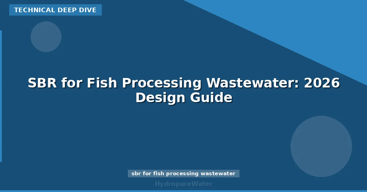 SBR for Fish Processing Wastewater: 2026 Design Guide