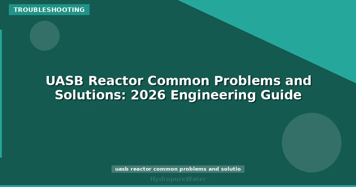 UASB Reactor Common Problems and Solutions: 2026 Engineering Guide