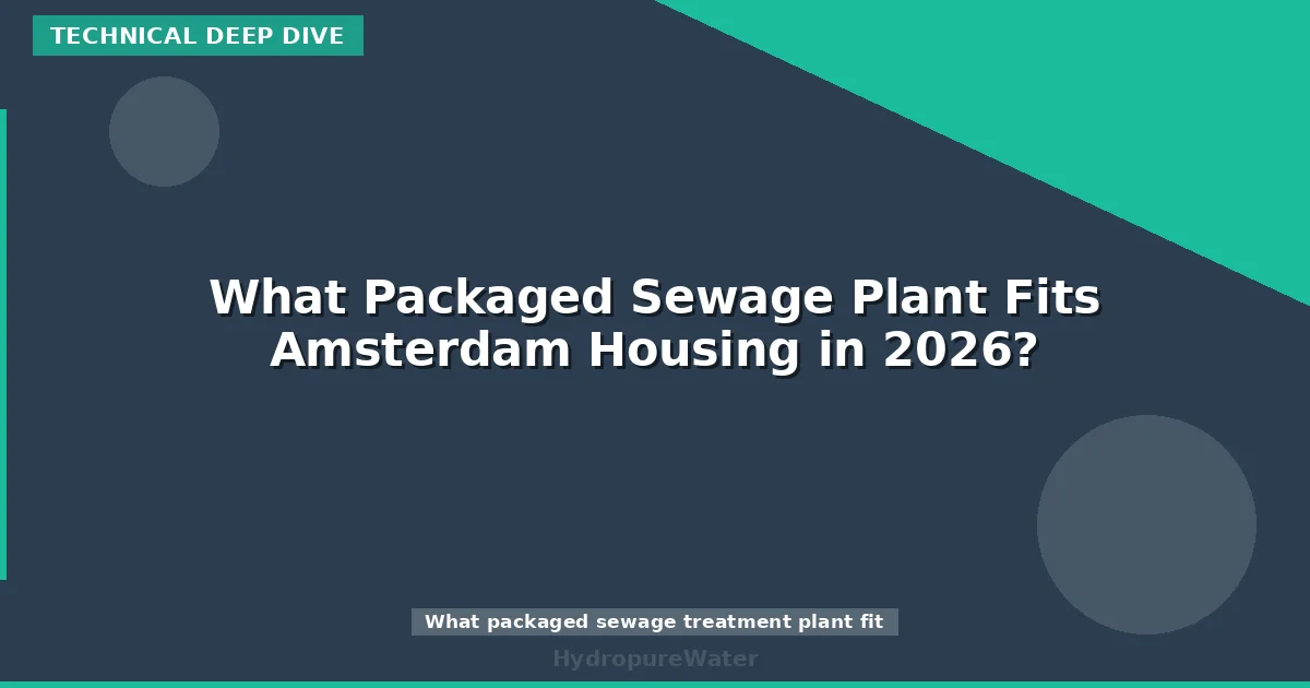 What Packaged Sewage Plant Fits Amsterdam Housing in 2026?