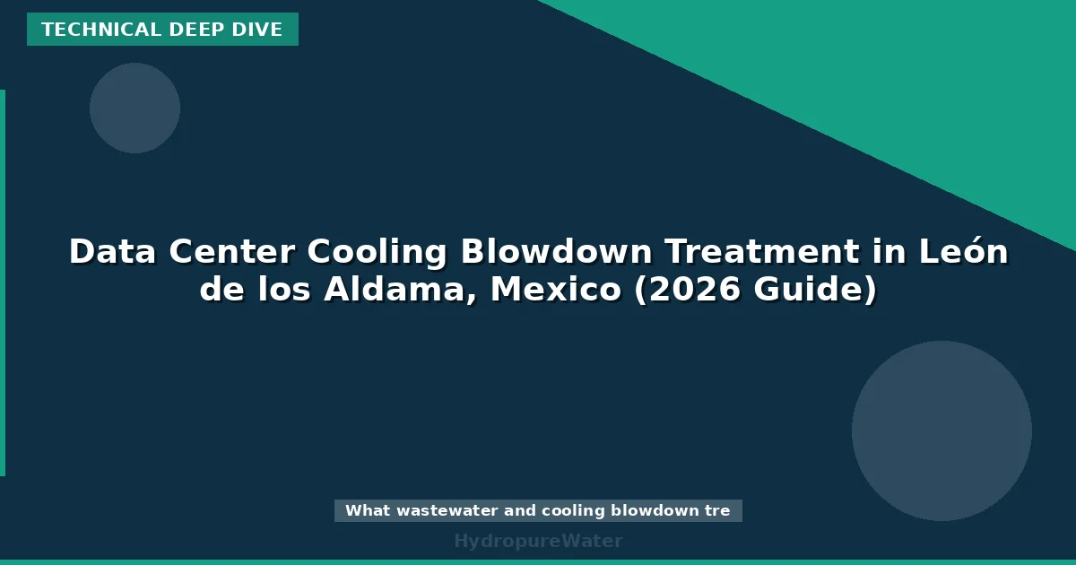 Data Center Cooling Blowdown Treatment in León de los Aldama, Mexico (2026 Guide)
