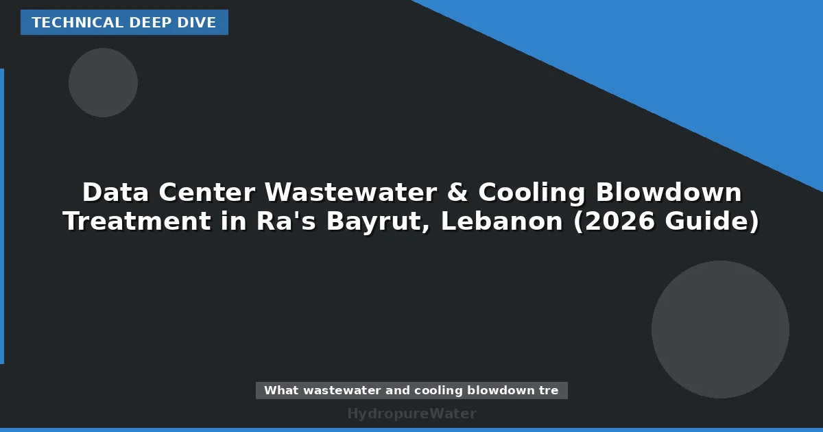 Data Center Wastewater & Cooling Blowdown Treatment in Ra's Bayrut, Lebanon (2026 Guide)