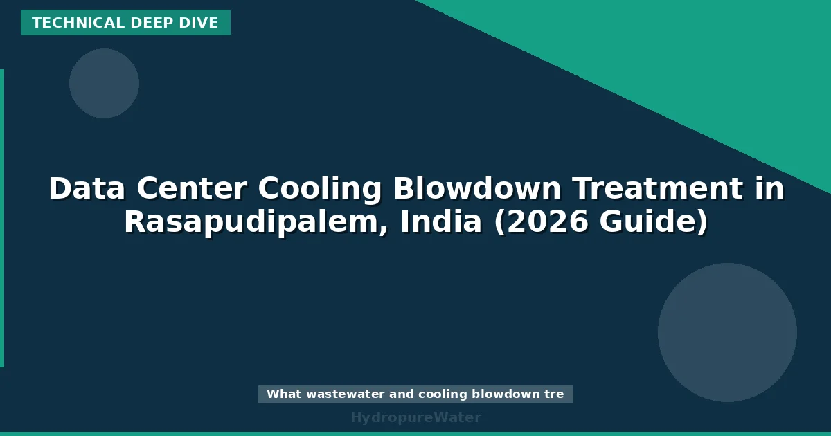 Data Center Cooling Blowdown Treatment in Rasapudipalem, India (2026 Guide)