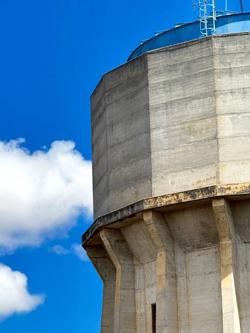 Separate sanitary wastewater treatment from cooling-water recovery