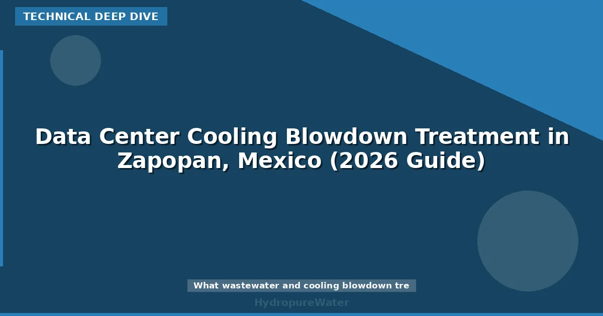 Data Center Cooling Blowdown Treatment in Zapopan, Mexico (2026 Guide)