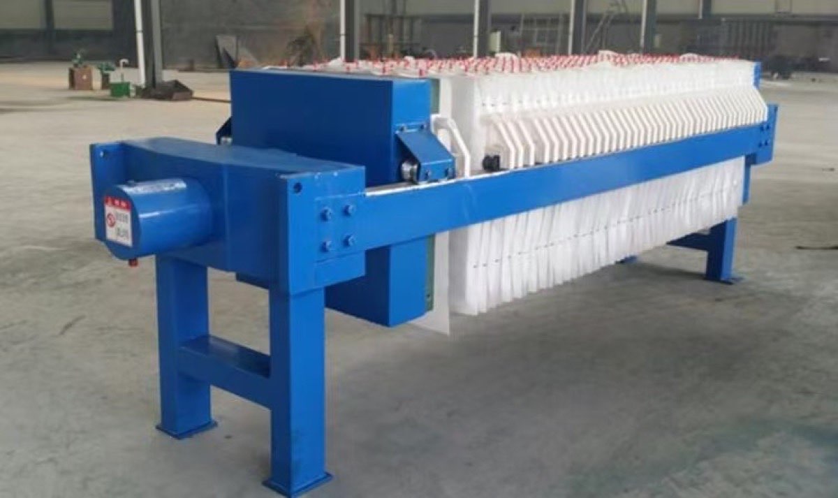 Plate and Frame Filter Press for Sludge Dewatering