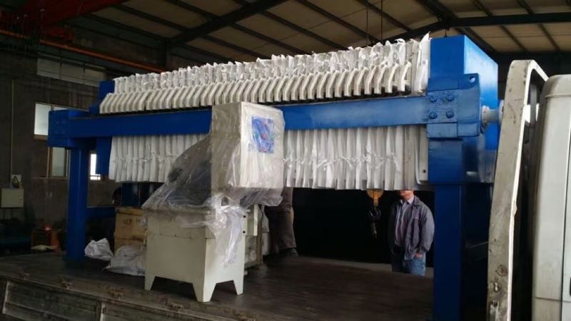 Plate and Frame Filter Press for Sludge Dewatering